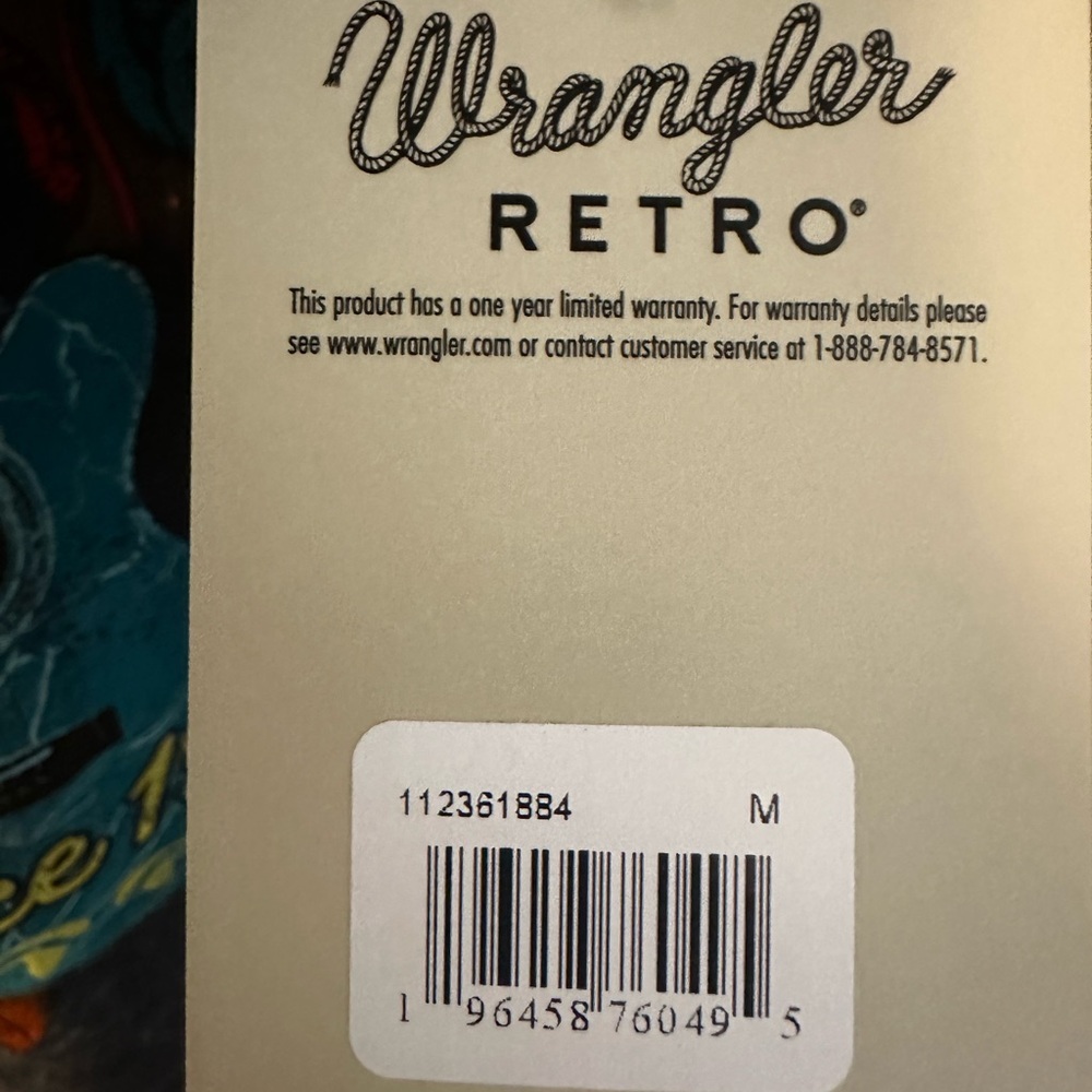 Wrangler Charcoal Acid Wash tee - Picture 4 of 5